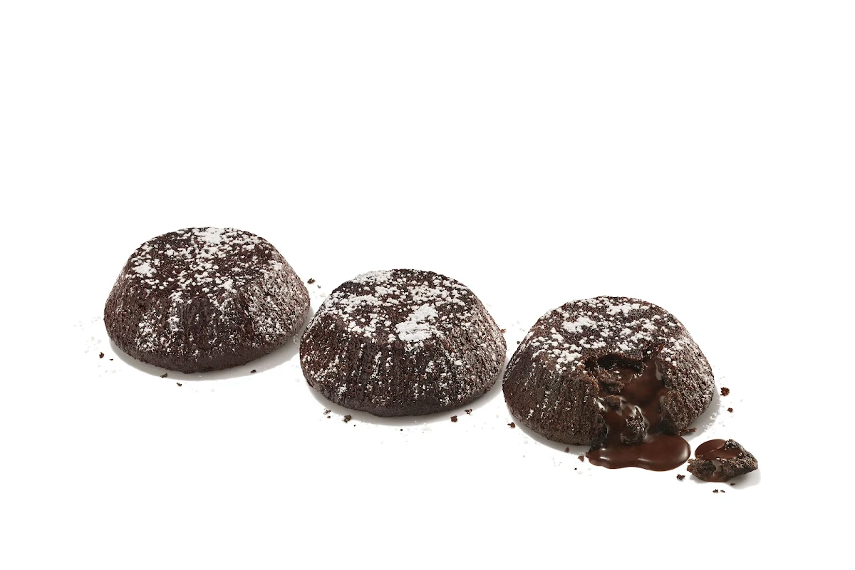 Chocolate Lava Crunch Cakes