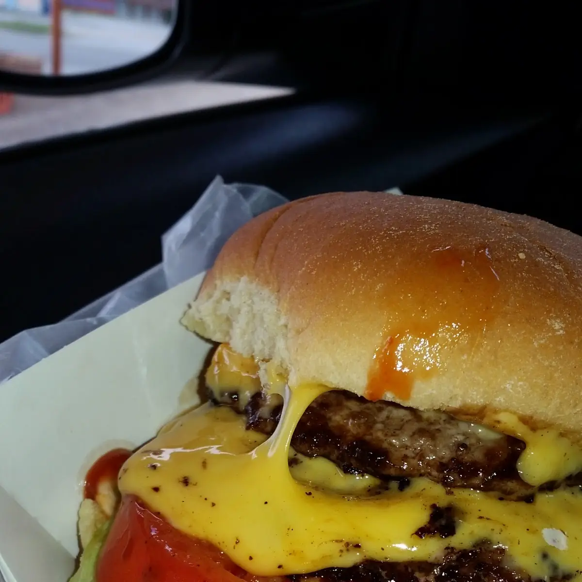 Homemade Double Cheese Burger