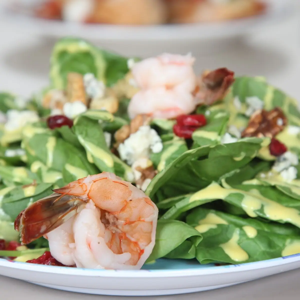 First Course Warm Goat Cheese Salad or Spinach Salad