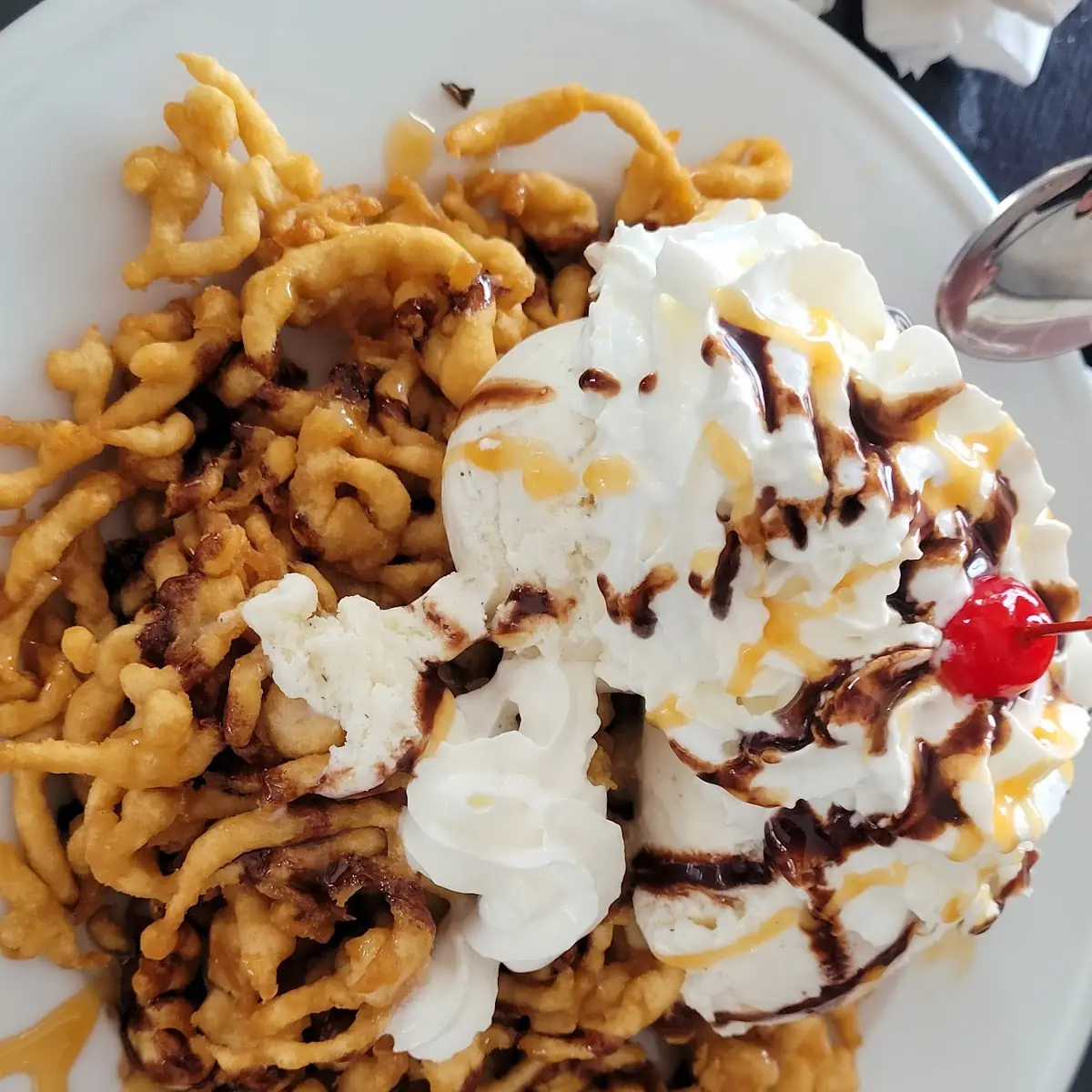 Funnel Cake Sundae