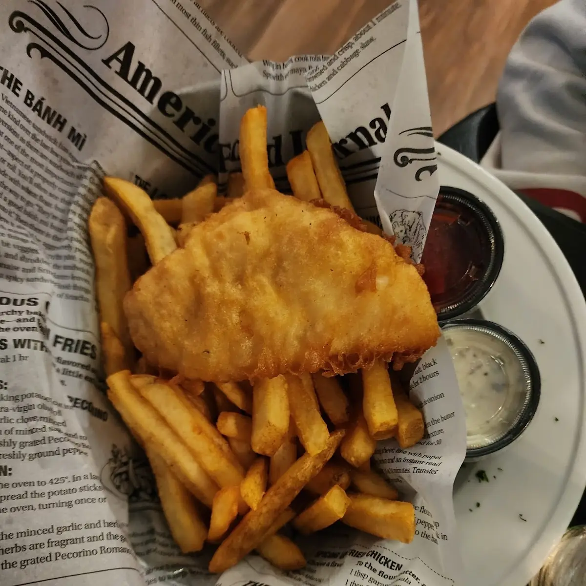 Patriot's Fish & Chips Basket