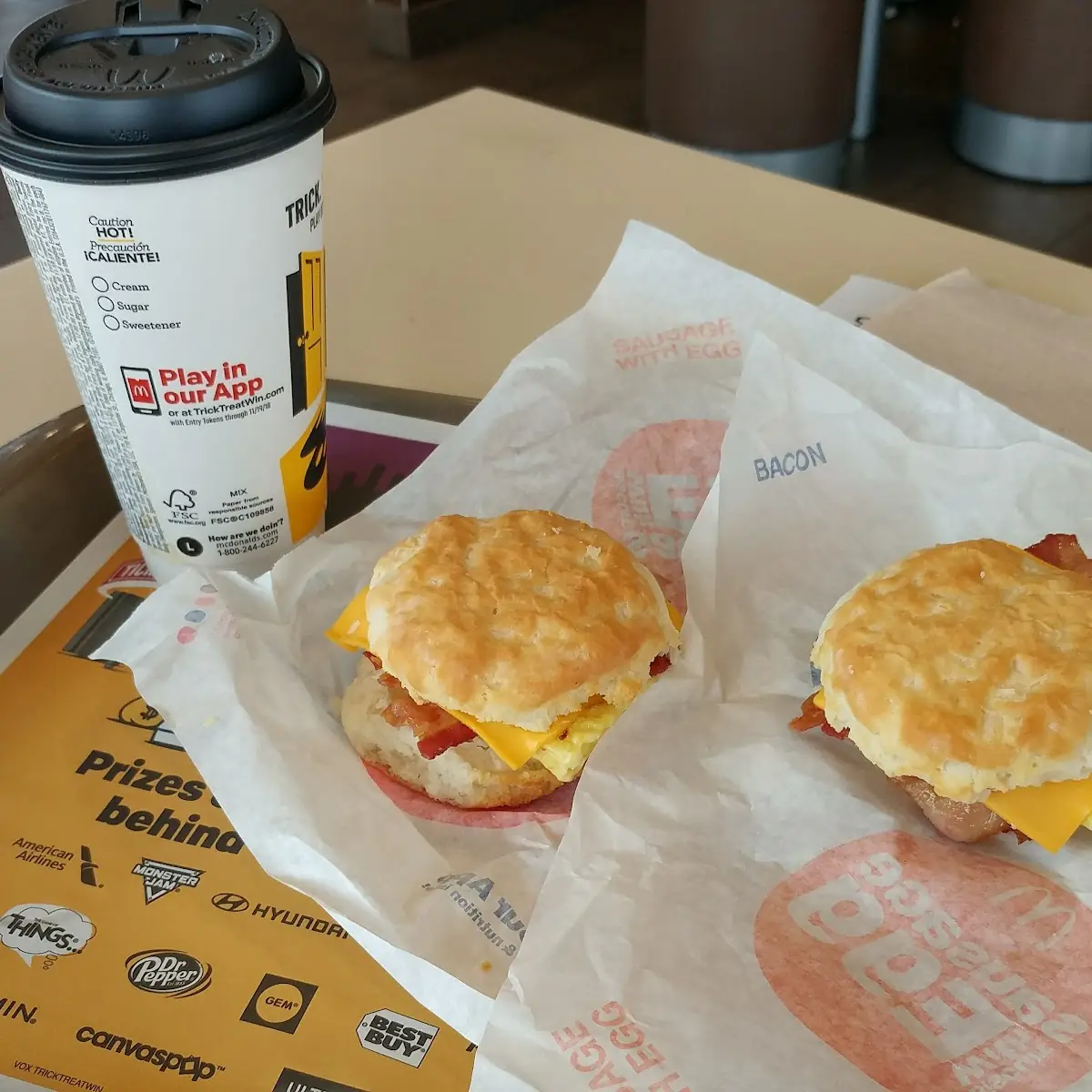Bacon Egg & Cheese Biscuit