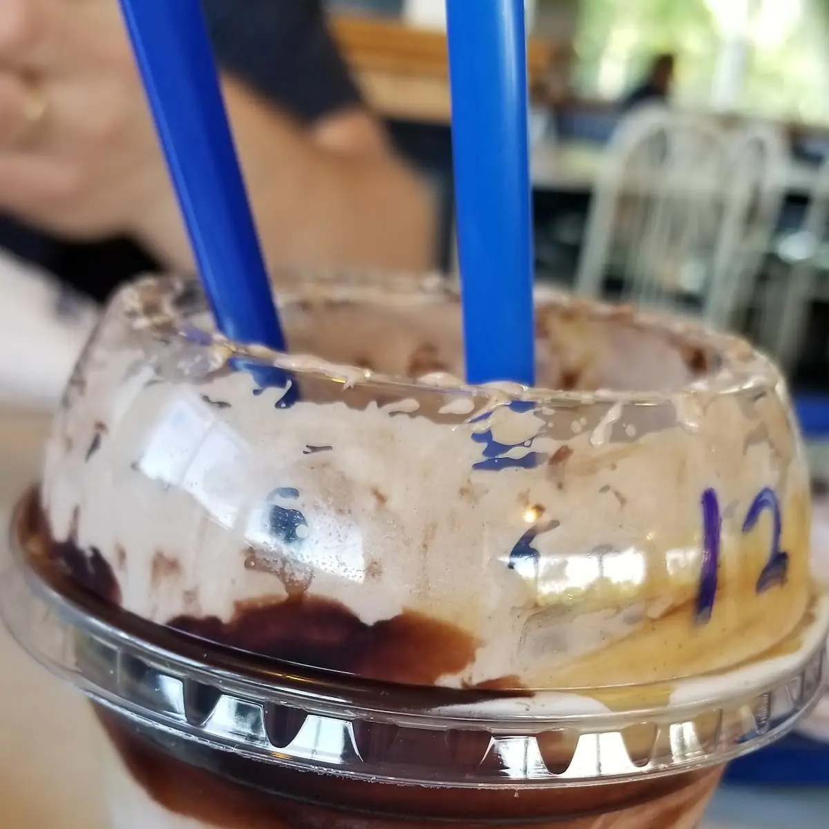 Peanut Butter and Chocolate Milkshake