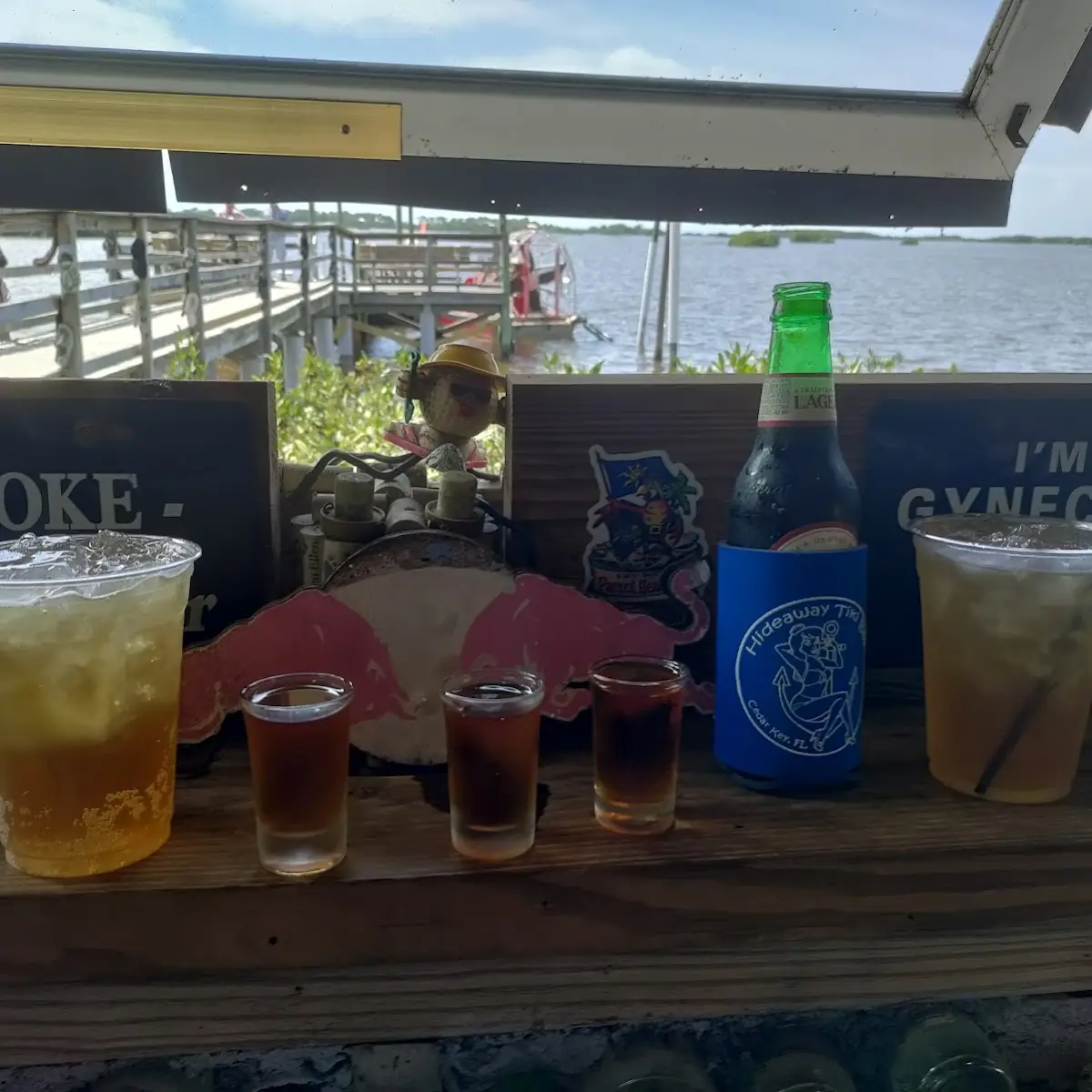 Peanut Butter Shots in Yuengling