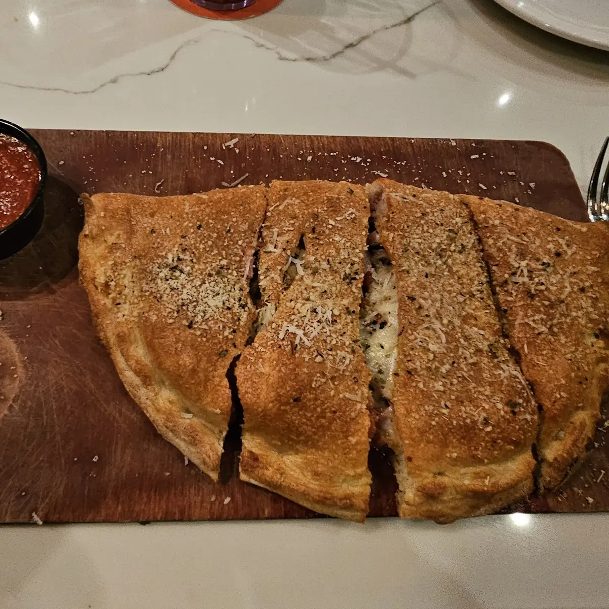 Meaty Meat Calzone