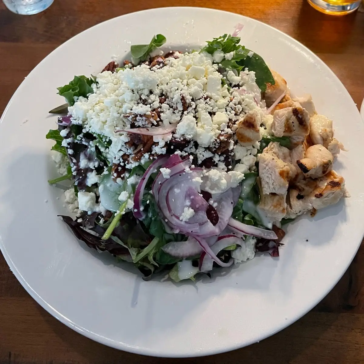 Poppyseed Salad with Grilled Chicken