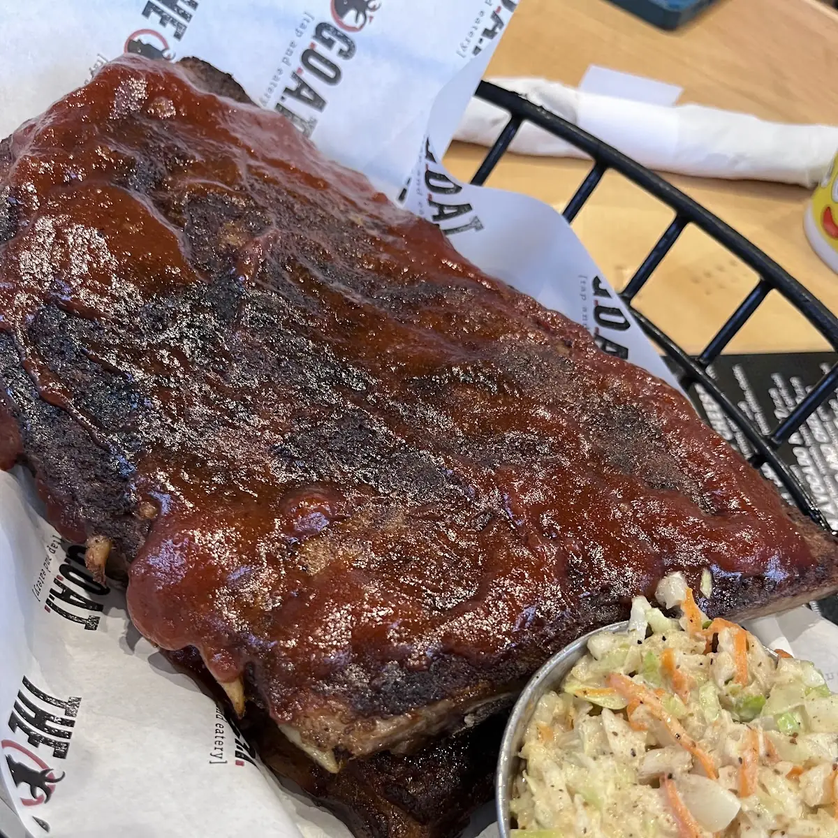 Full Rack of Ribs, The GOAT Tap & Eatery Walkerville