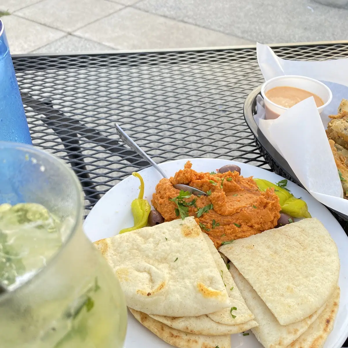 Beer Battered Mahi Pita
