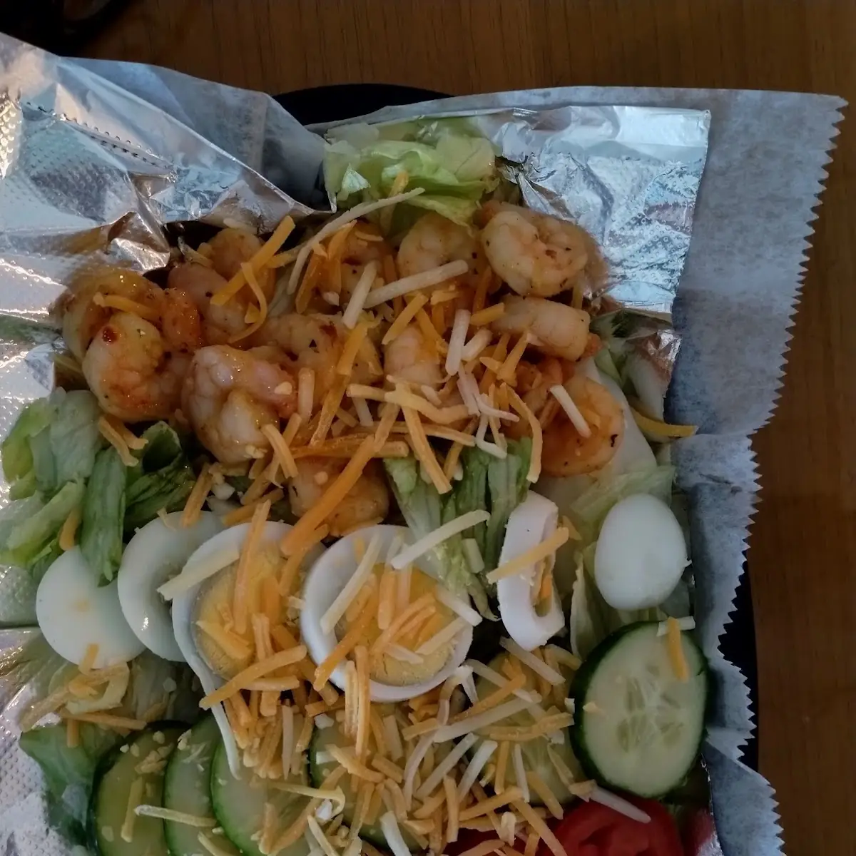 Grilled Shrimp Salad
