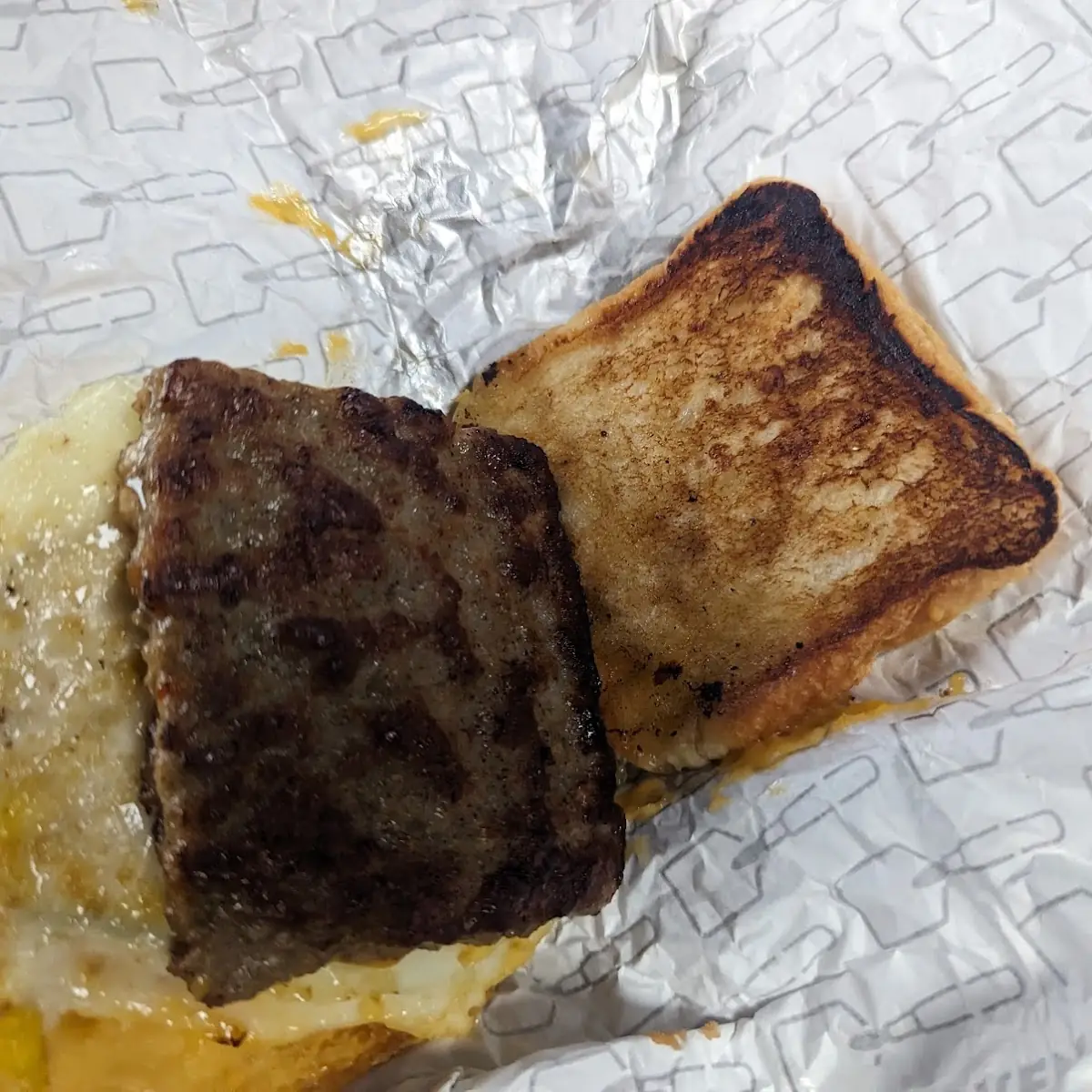 Sausage Egg and Cheese Croissant