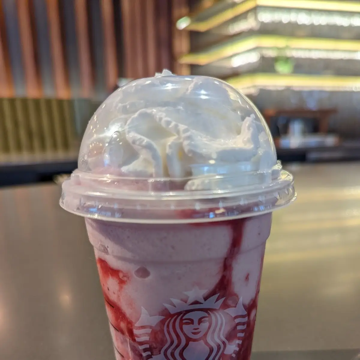 Strawberry Crème Frappuccino Blended Beverage