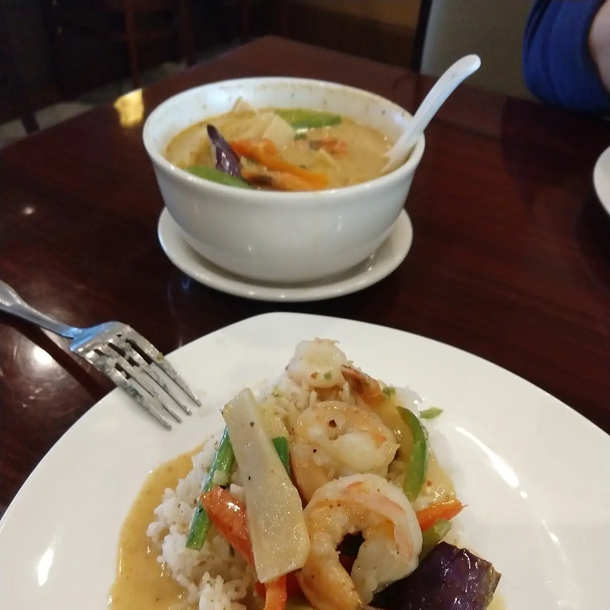 Green Curry with Shrimp