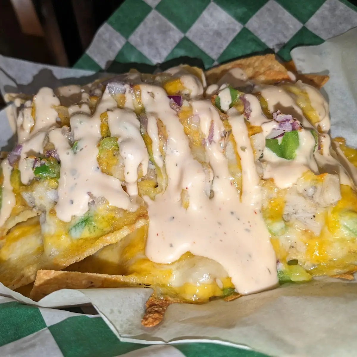 Grilled Chicken Nachos