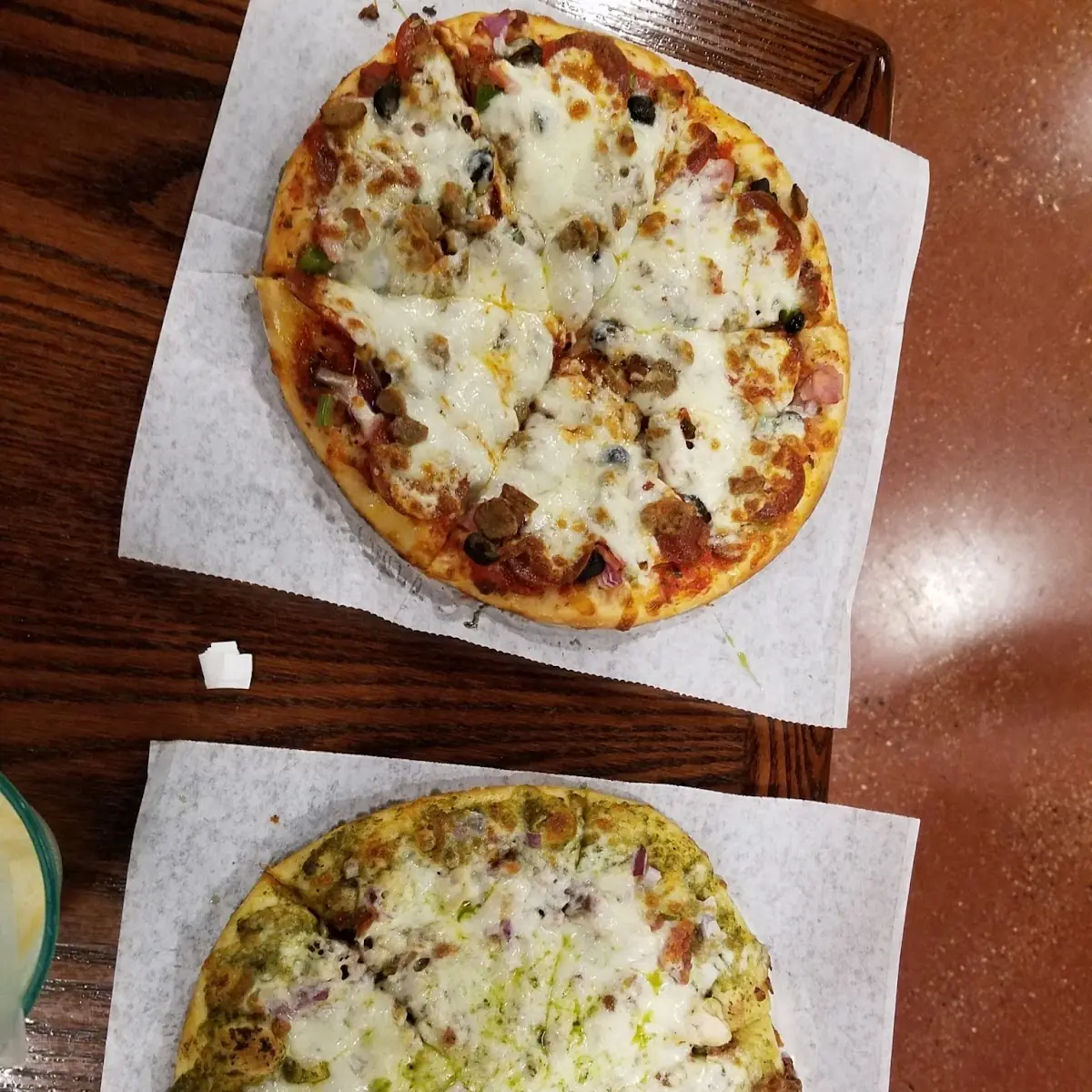 Pesto Chicken Pizzas