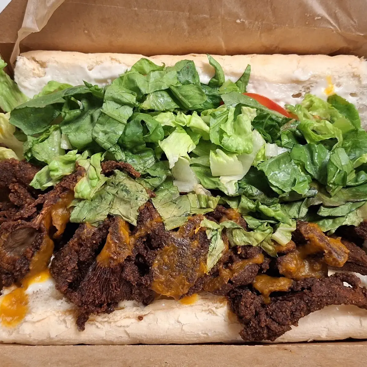 Vegan Spicy Chicken PO' Boy