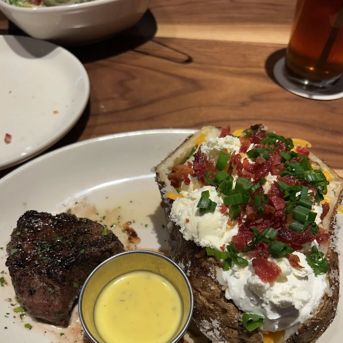 Fillet and Baked Potato