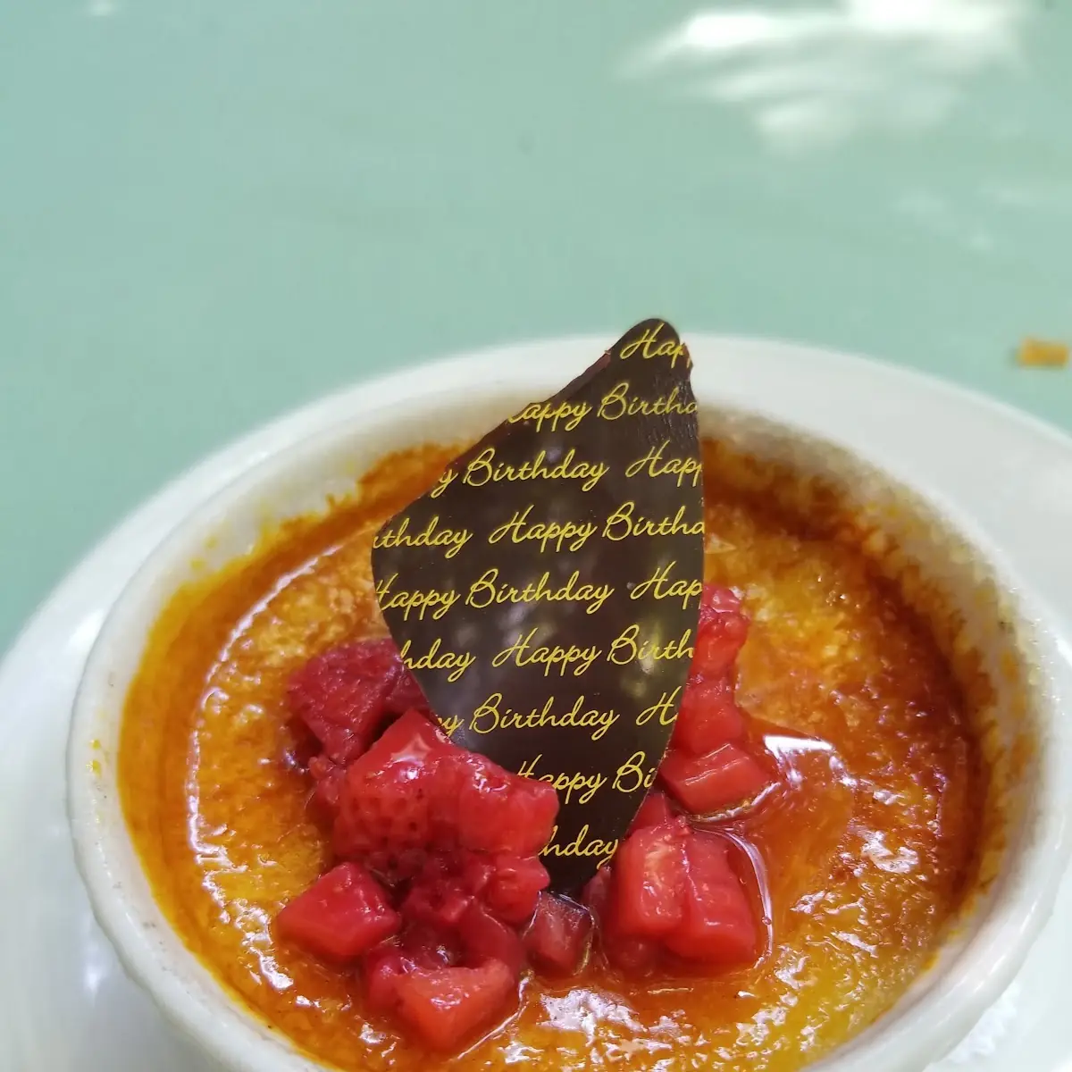 Burnt Orange Crème Brûlée