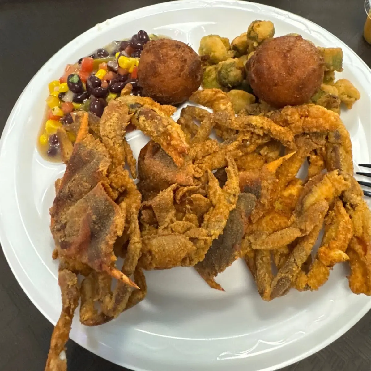 Soft Shell Crab Dinner