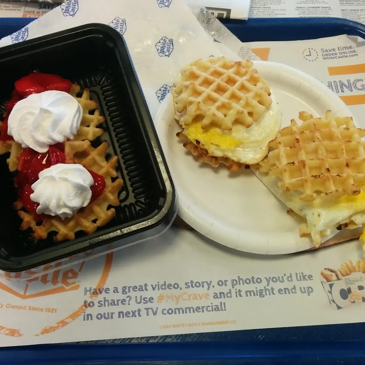 Bacon Egg and Cheese Waffle Sandwich