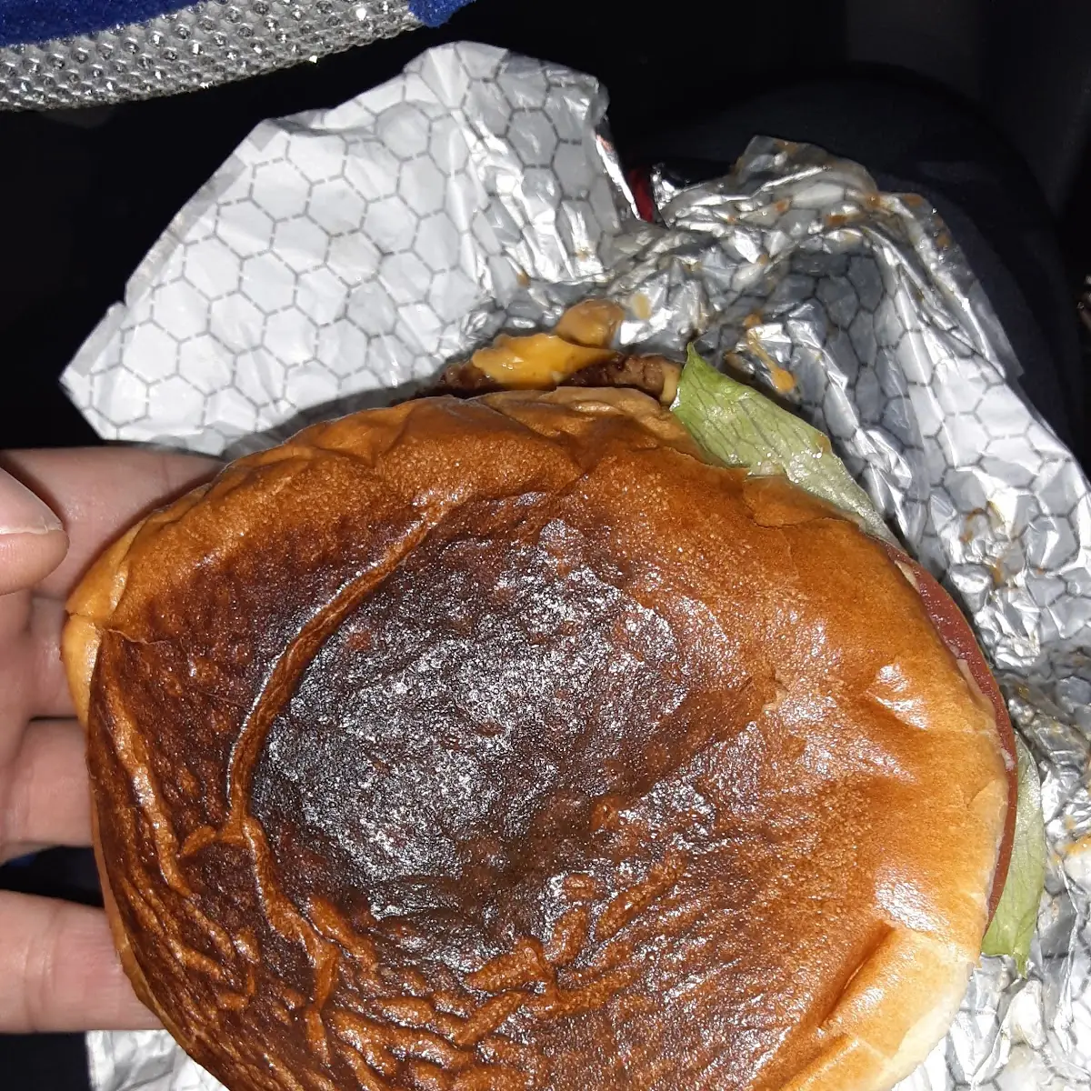 A Triple Cheeseburger