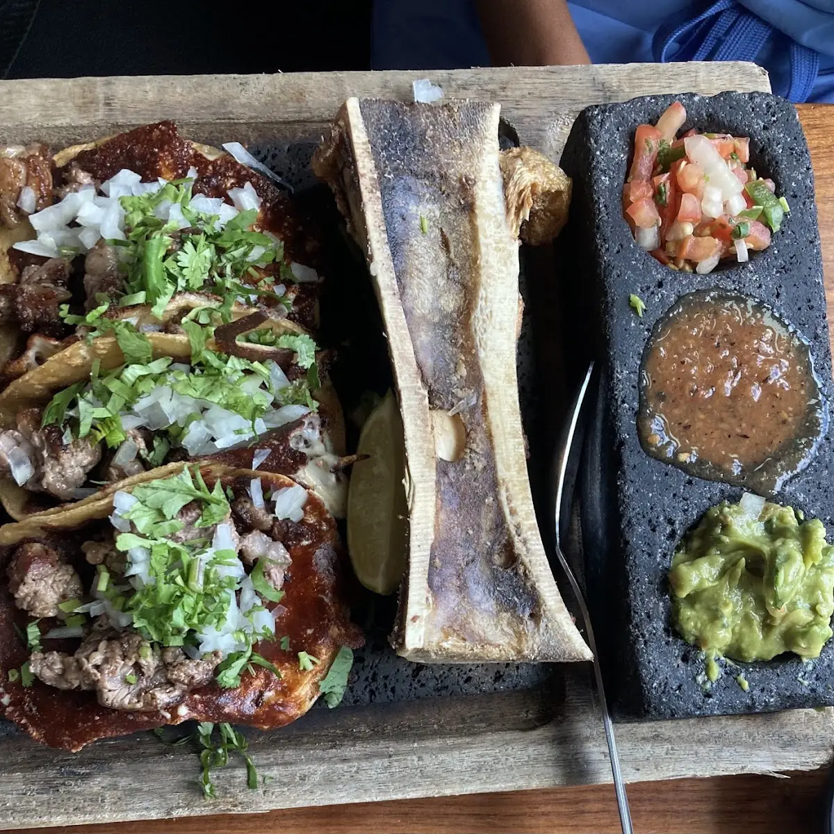 Ribeye Tacos with Bone Marrow