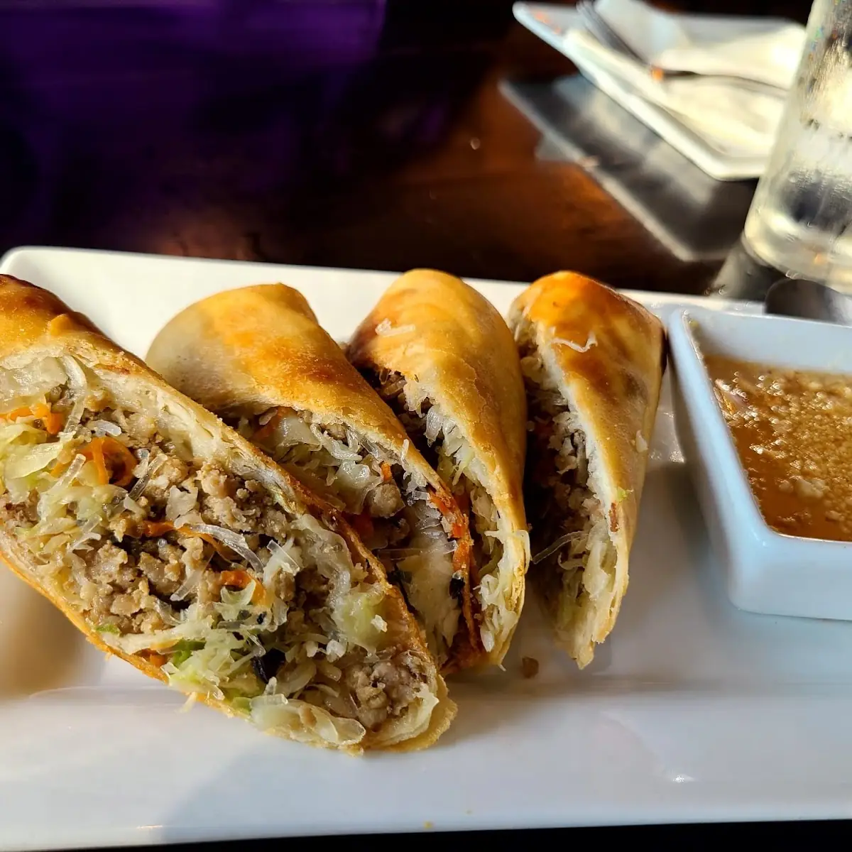 Thal Fried Egg Rolls