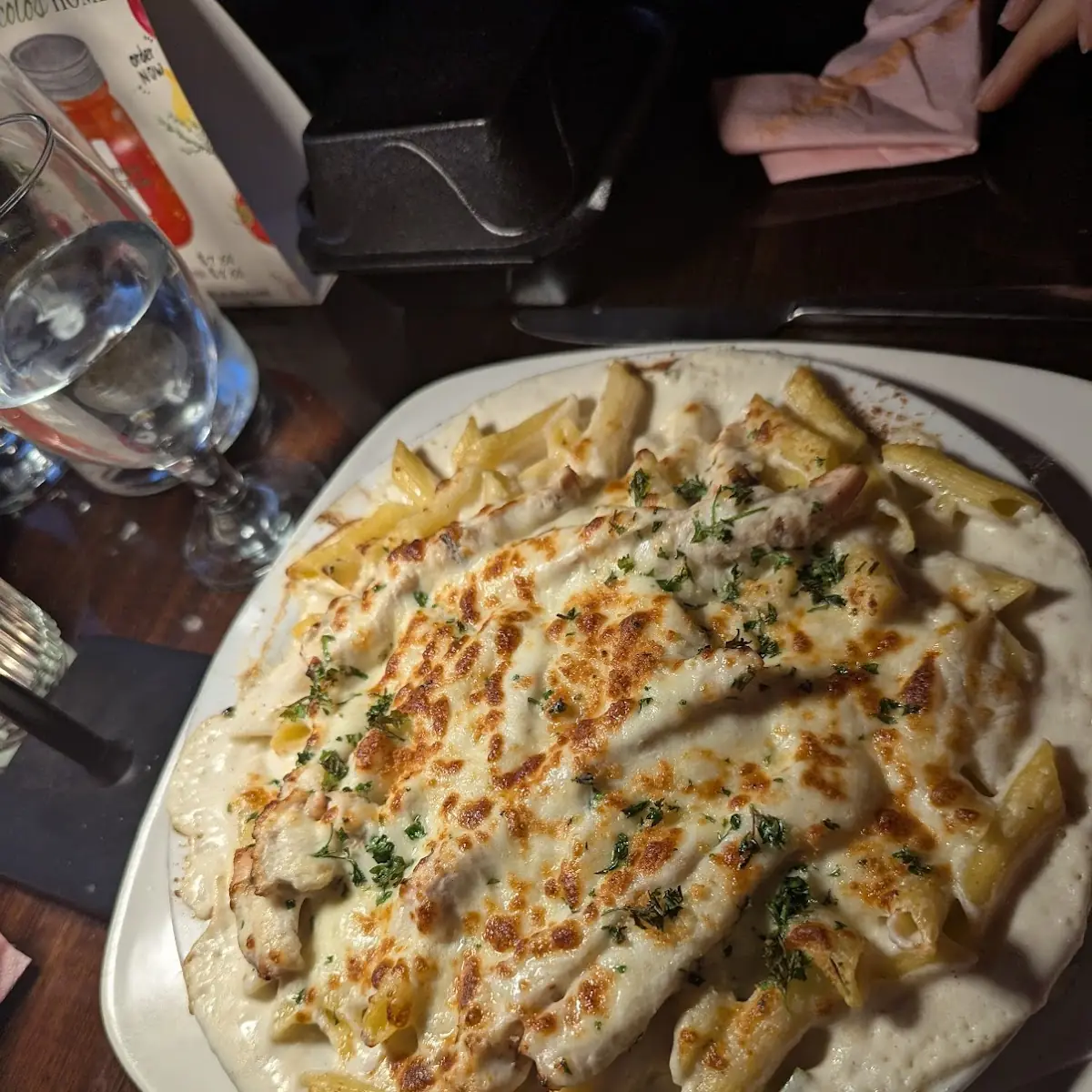 Baked Chicken Alfredo