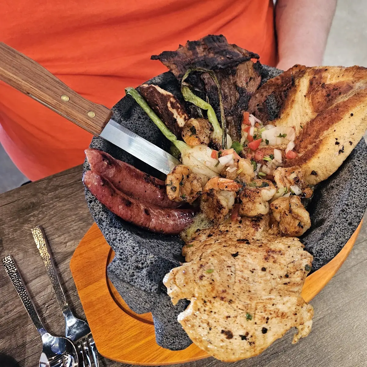 Molcajete Mar Y Tierra