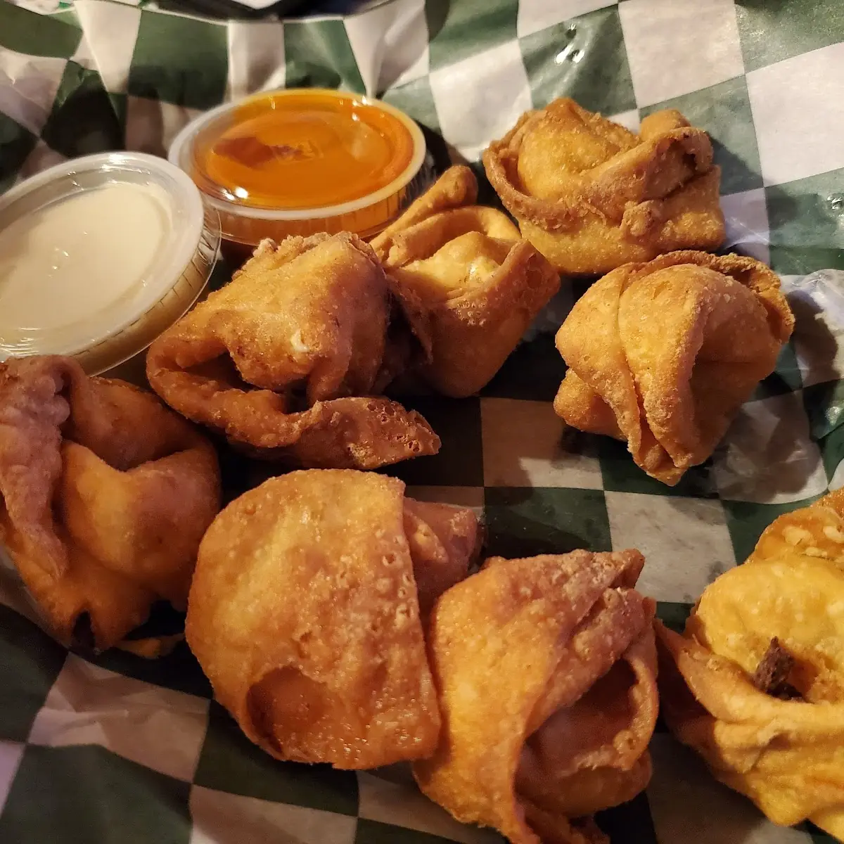 Buffalo Chicken Wontons