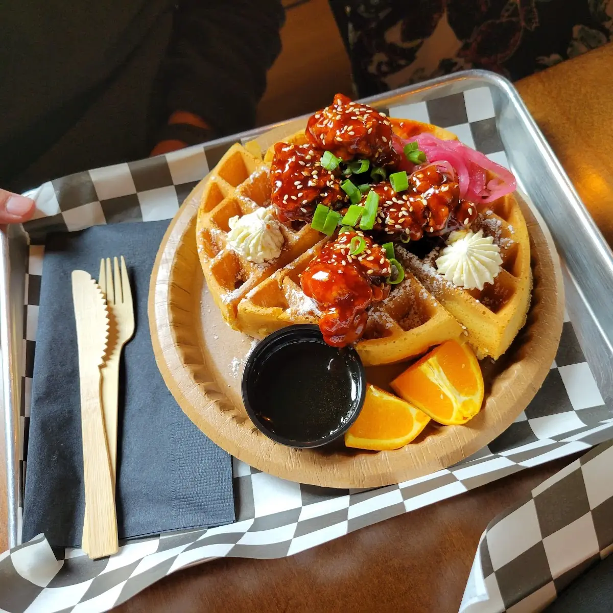 Korean Chicken & Waffle