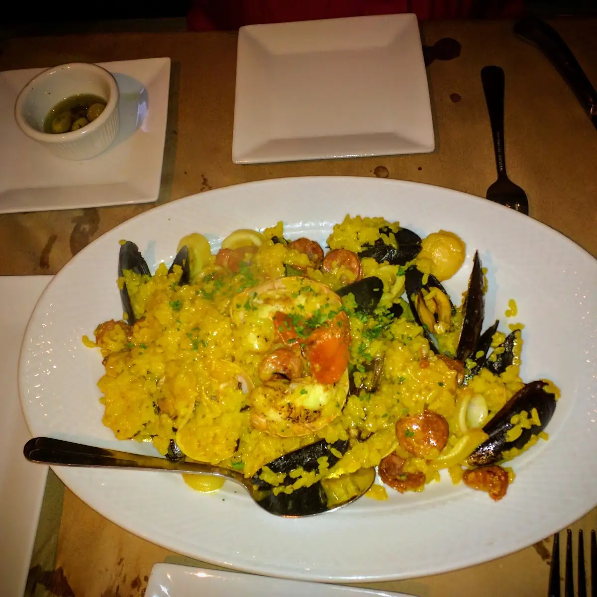 Paella w Chorizo