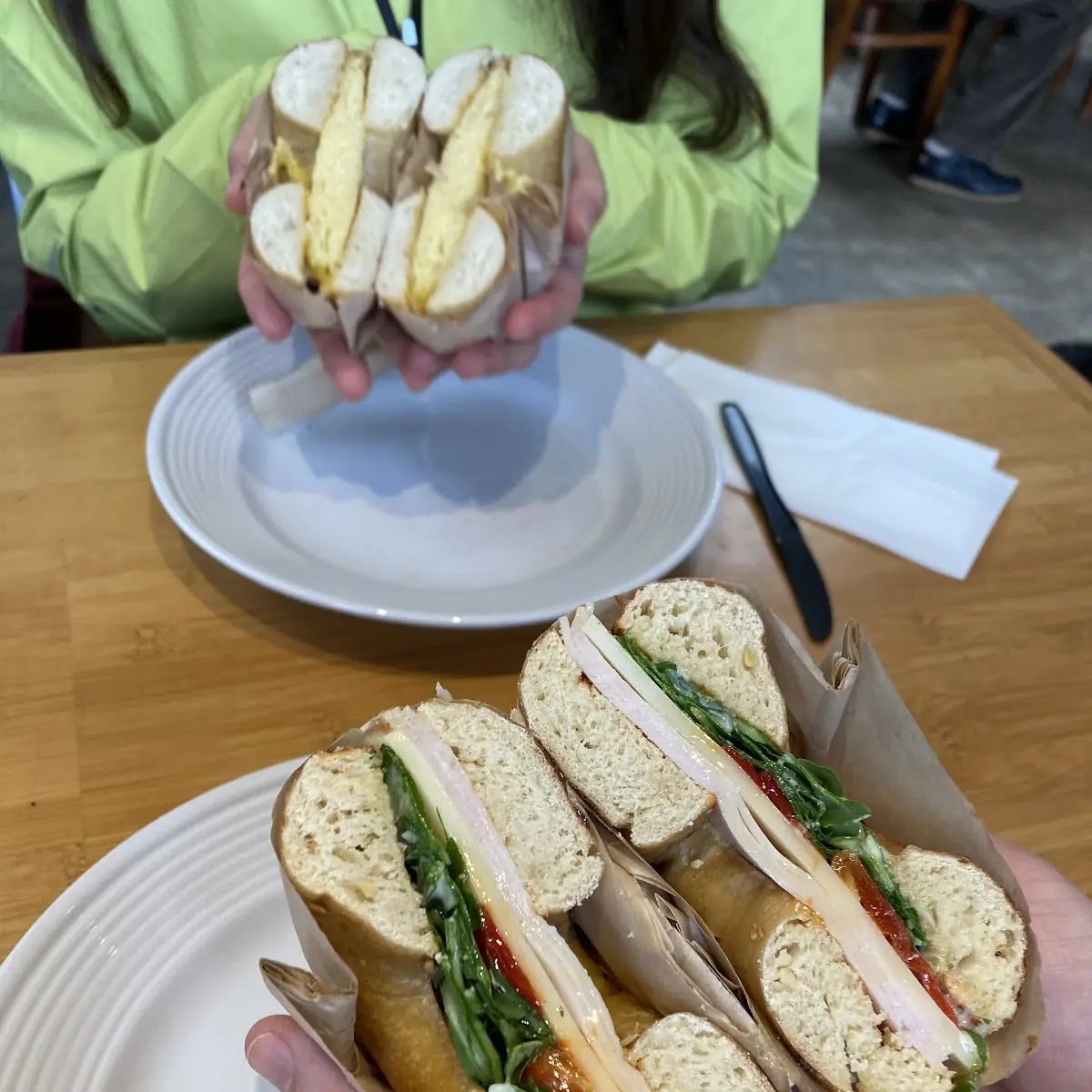 Veggie Bagel Sandwich