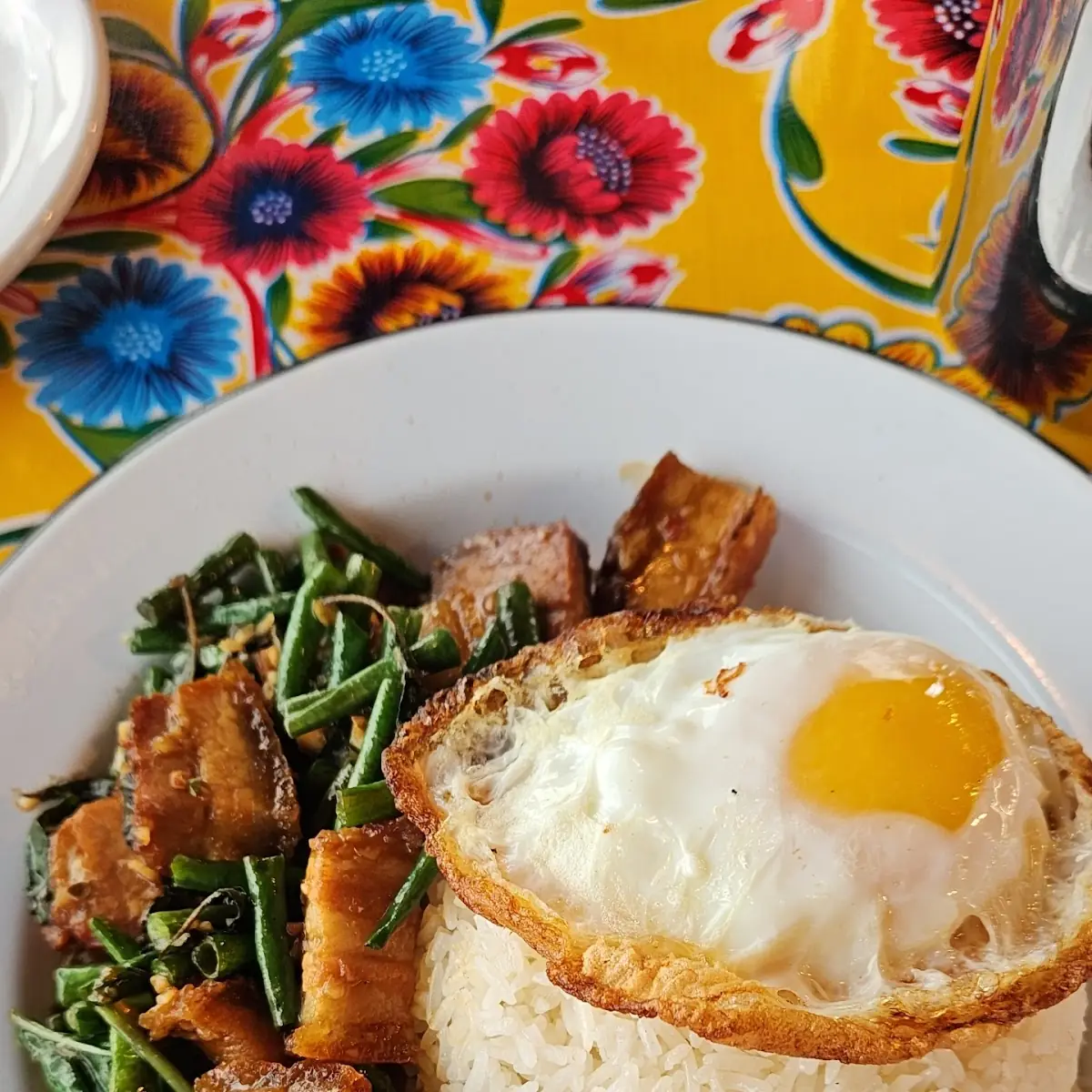 Pad Kra Pao with Pork Belly