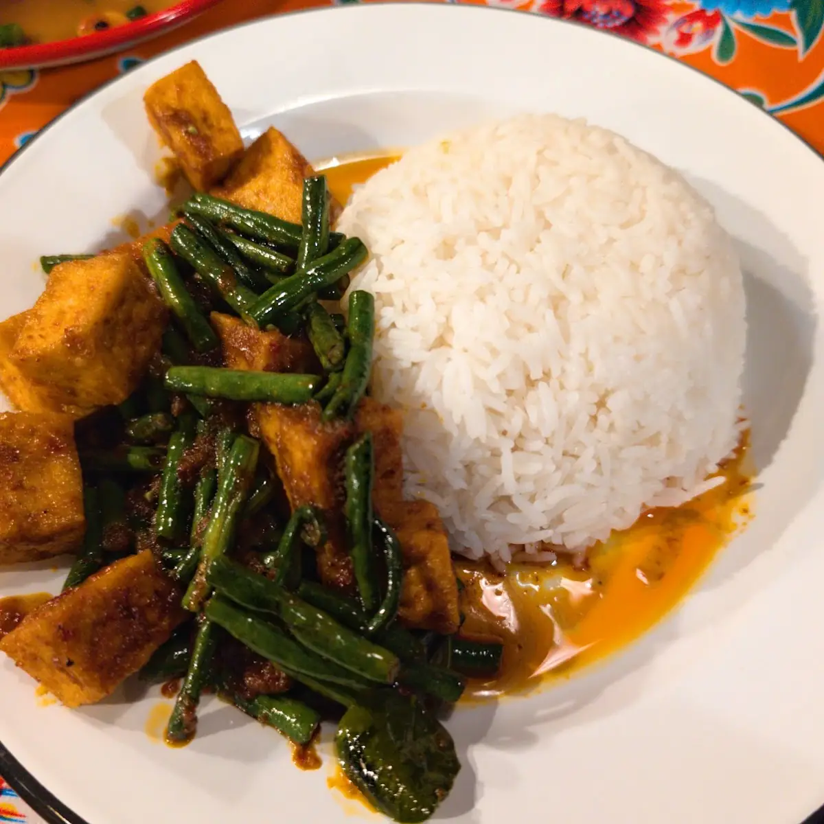 Prik King with Tofu