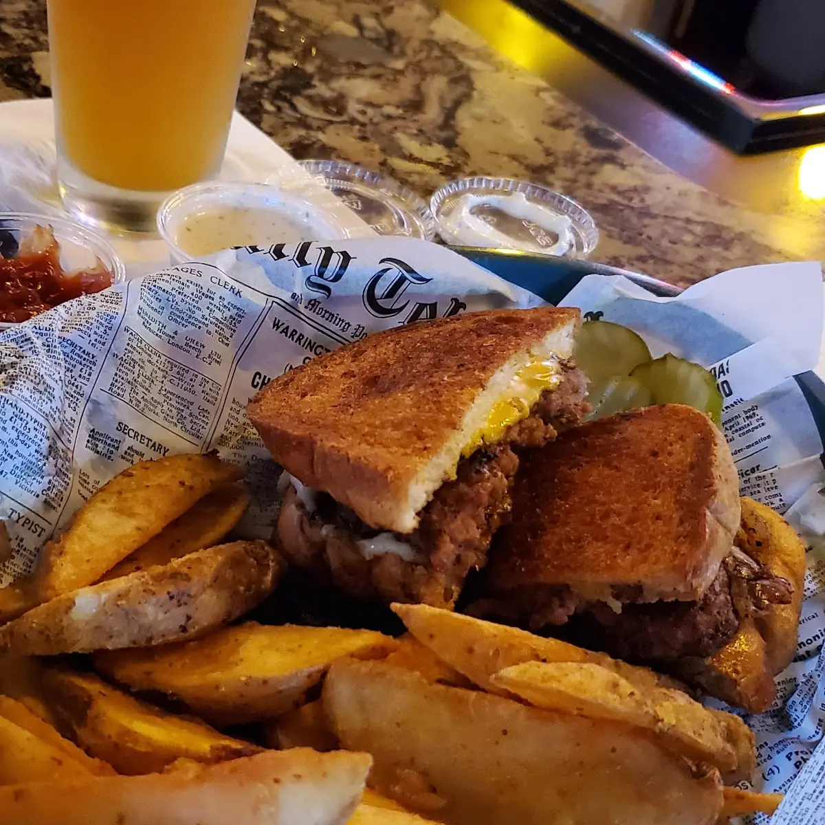 Grilled Cheese Basket