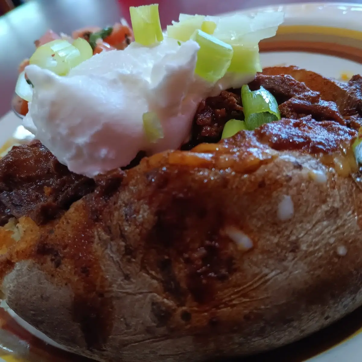 Barbacoa Baked Potato