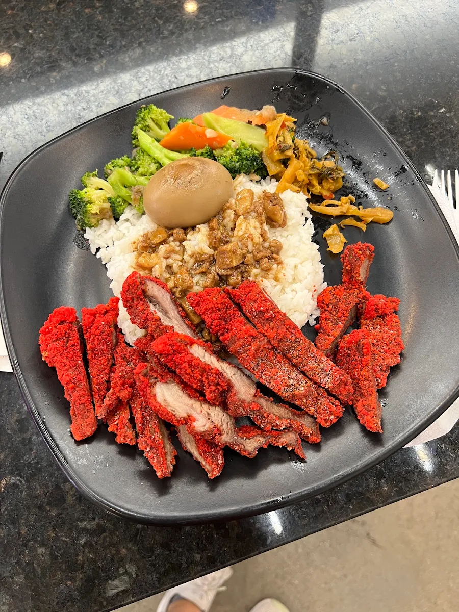 Fried Braised Pork Rice