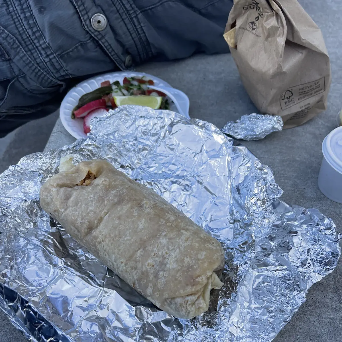 Beans and Cheese Burrito