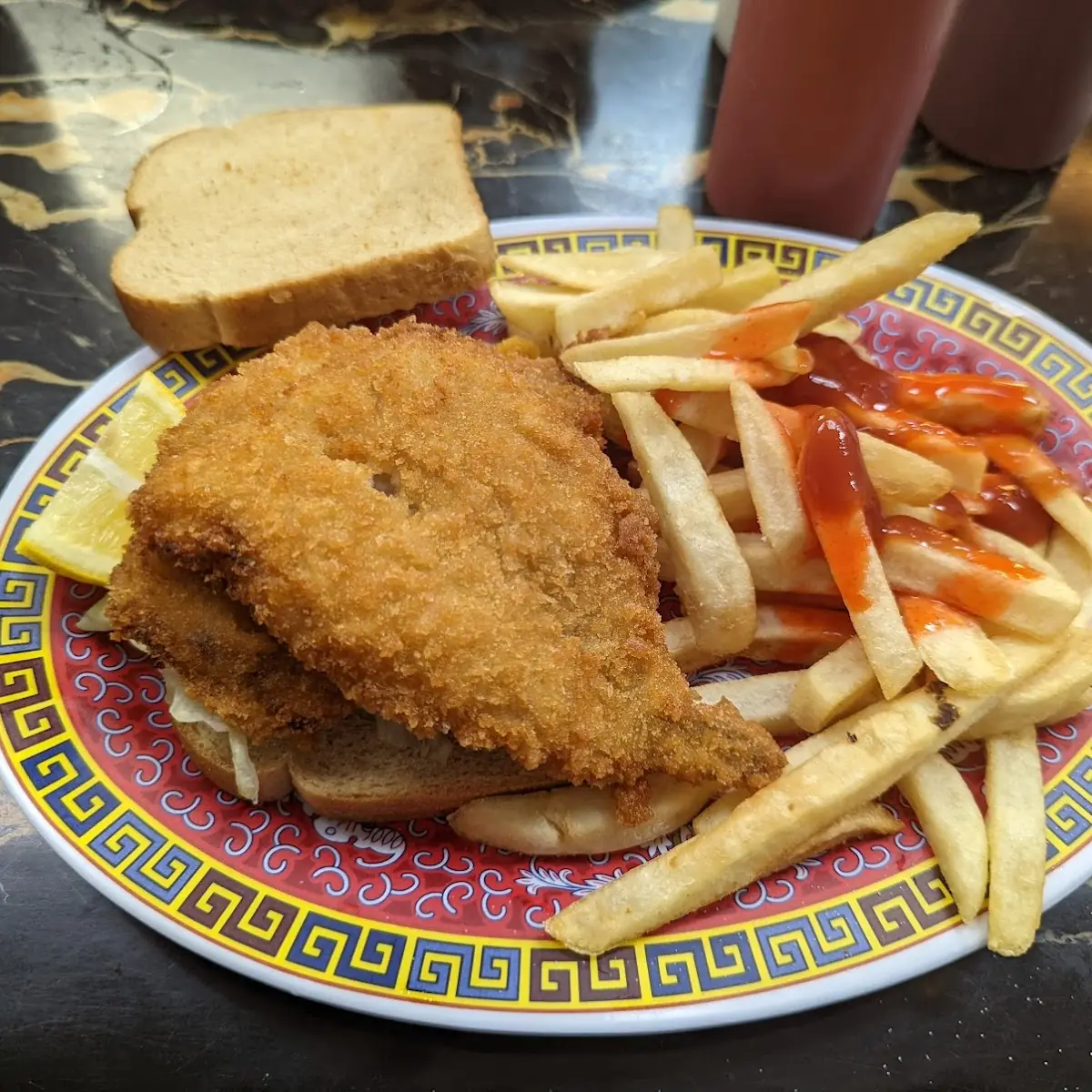 Fried Steak Blue Snapper