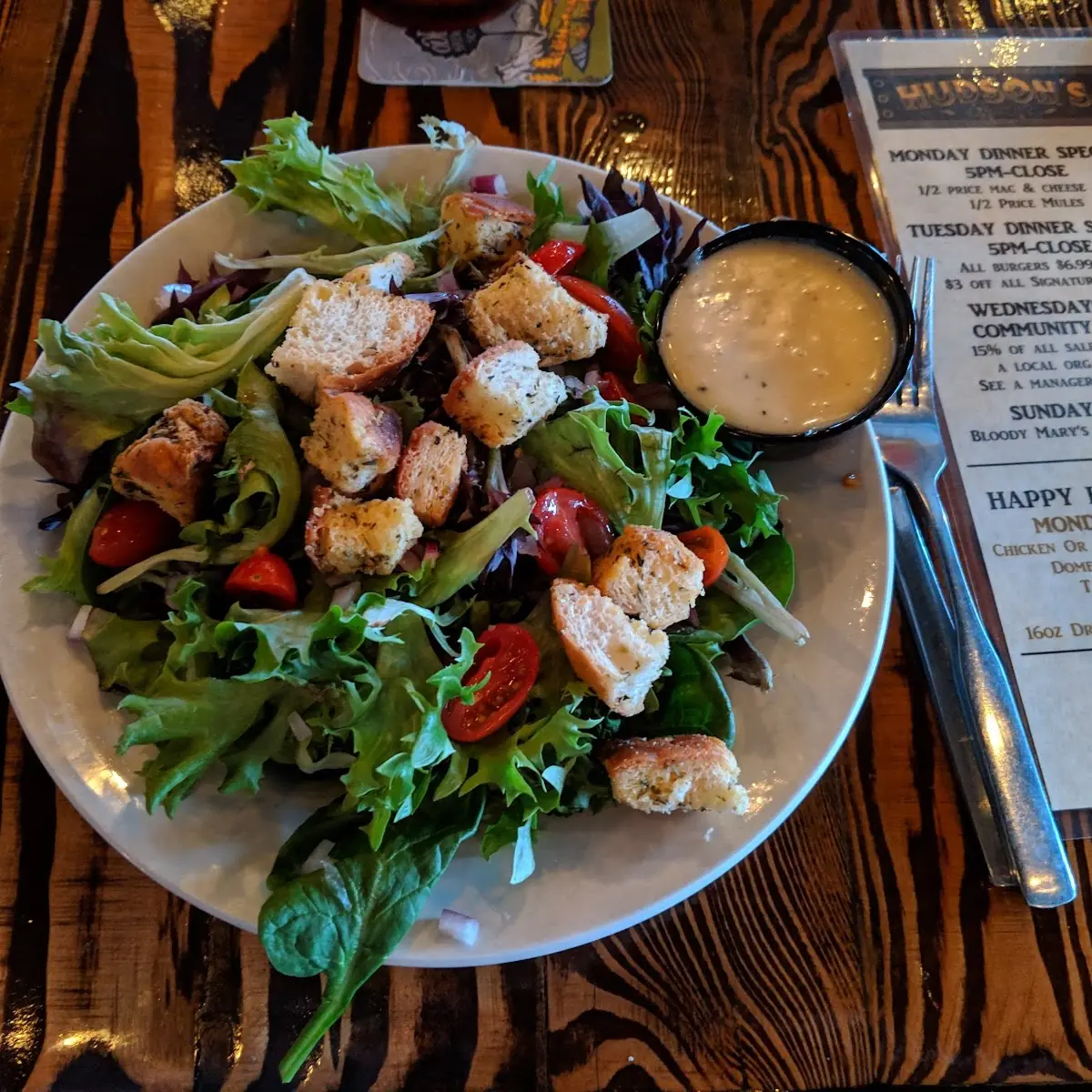 House Salad w Honey Mustard
