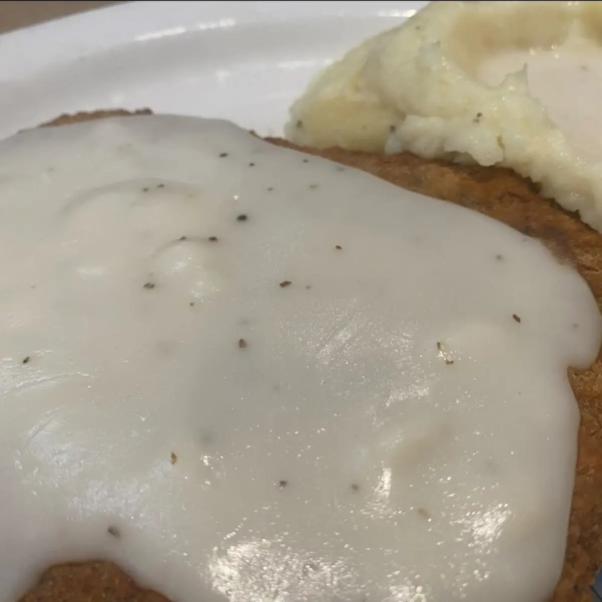 Country Fried Steak with Mashed Potatoes