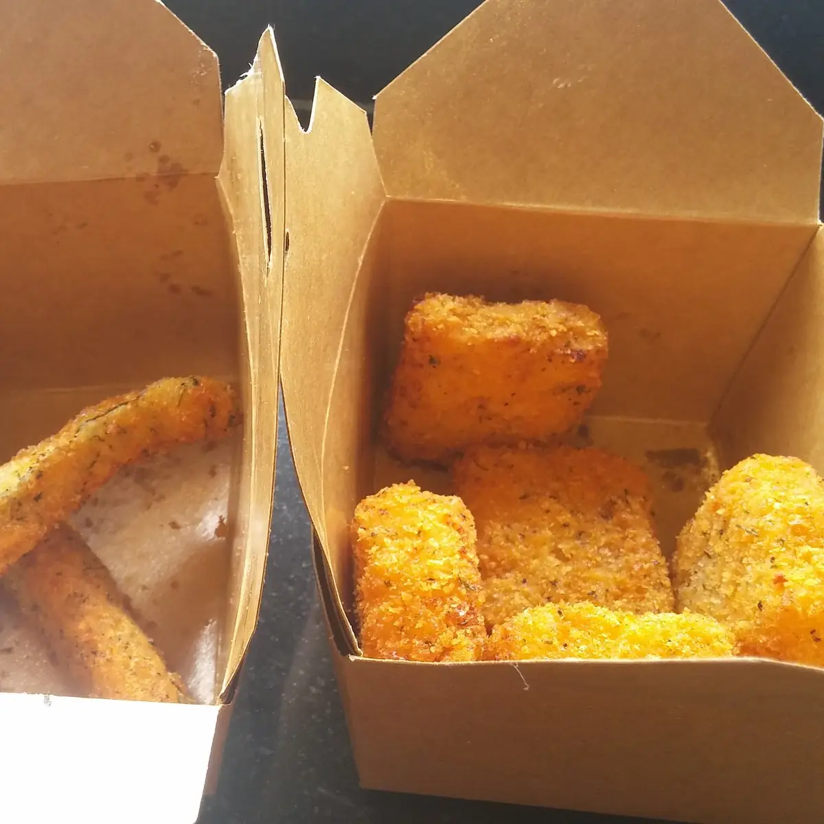 Fried Pickles and Mac and Cheese Bites