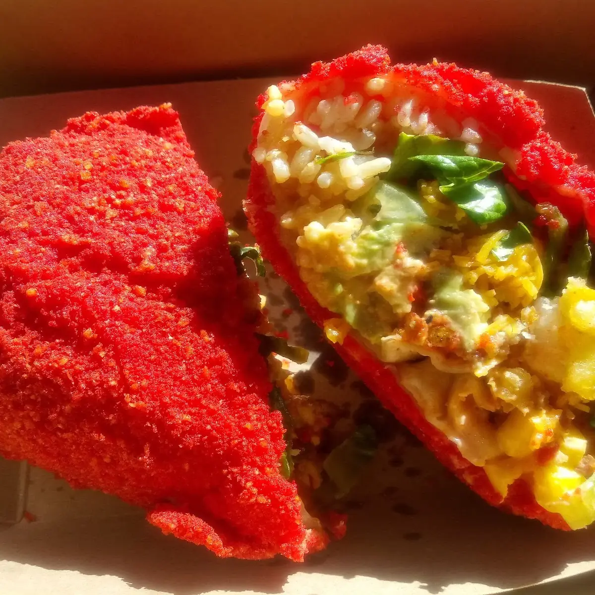 Hot Cheetos Burrito