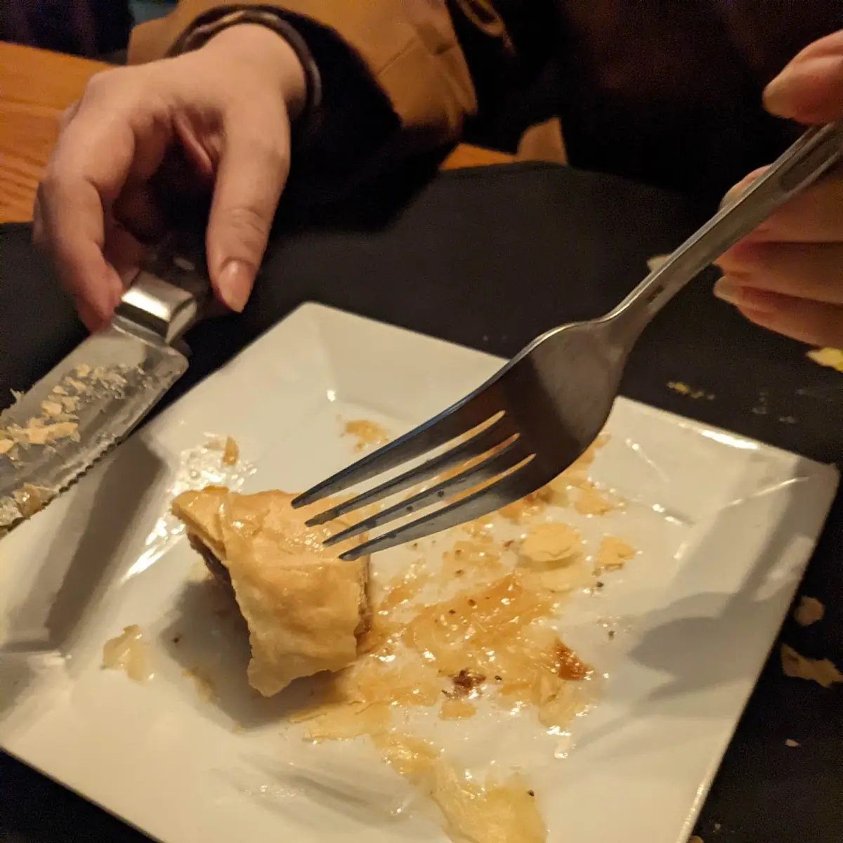 Baklava, Grecos