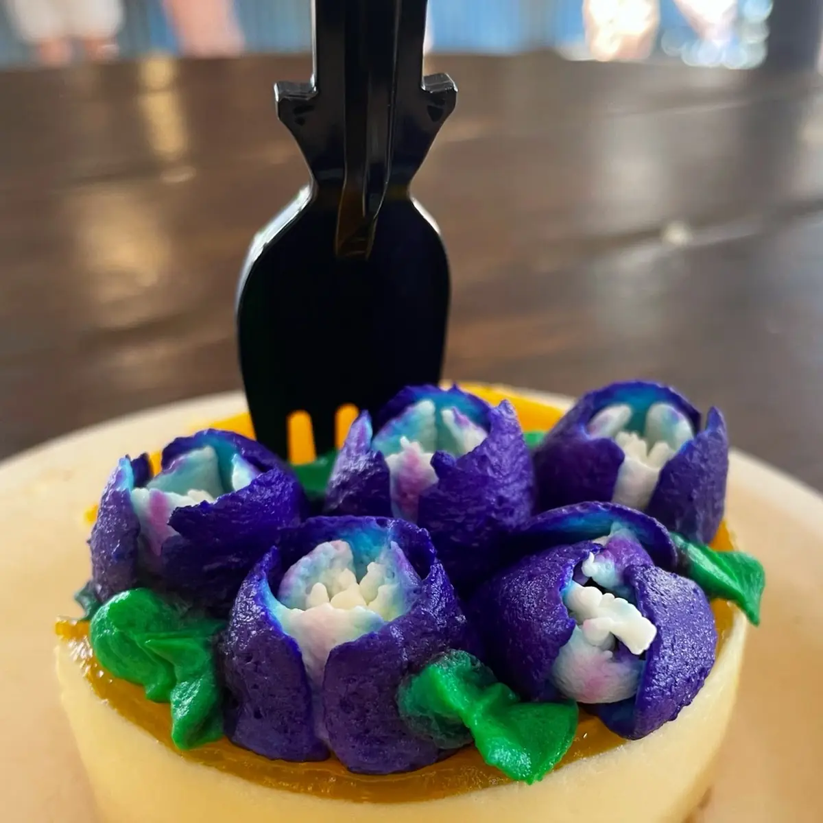 Mango Passion Fruit Cheesecake