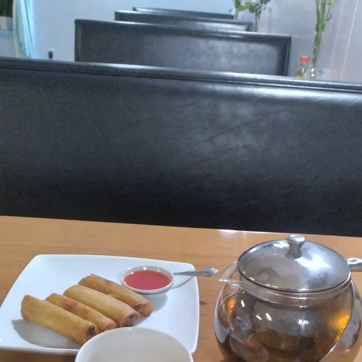 Spring Rolls & Hot Tea