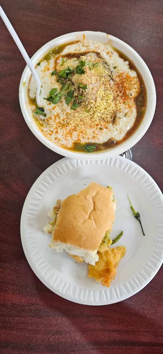 Vada Pav and Samosa Chaat