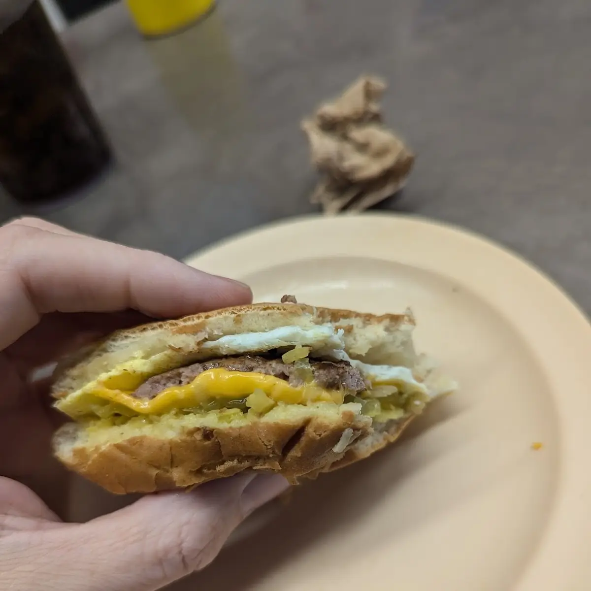 Cheesy Western Burger