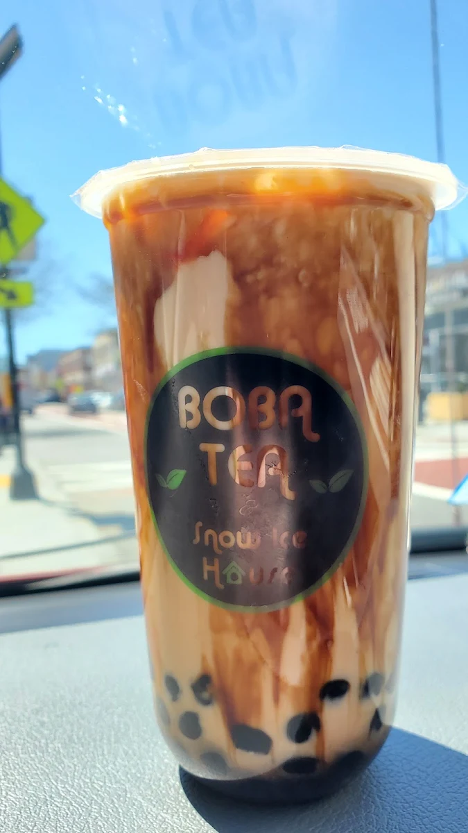 Brown Sugar Milk Tea with Black Boba