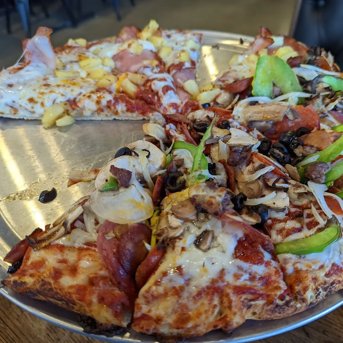 Half Hawaiian Pizza Half Everest